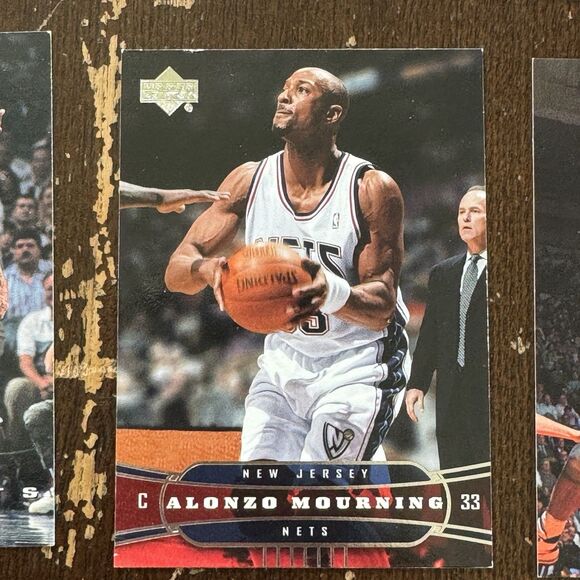Alonzo Mourning 12 Card Lot With 2001 Fleer 2000 Topps Stars 1994 Ted Williams - Picture 12 of 13